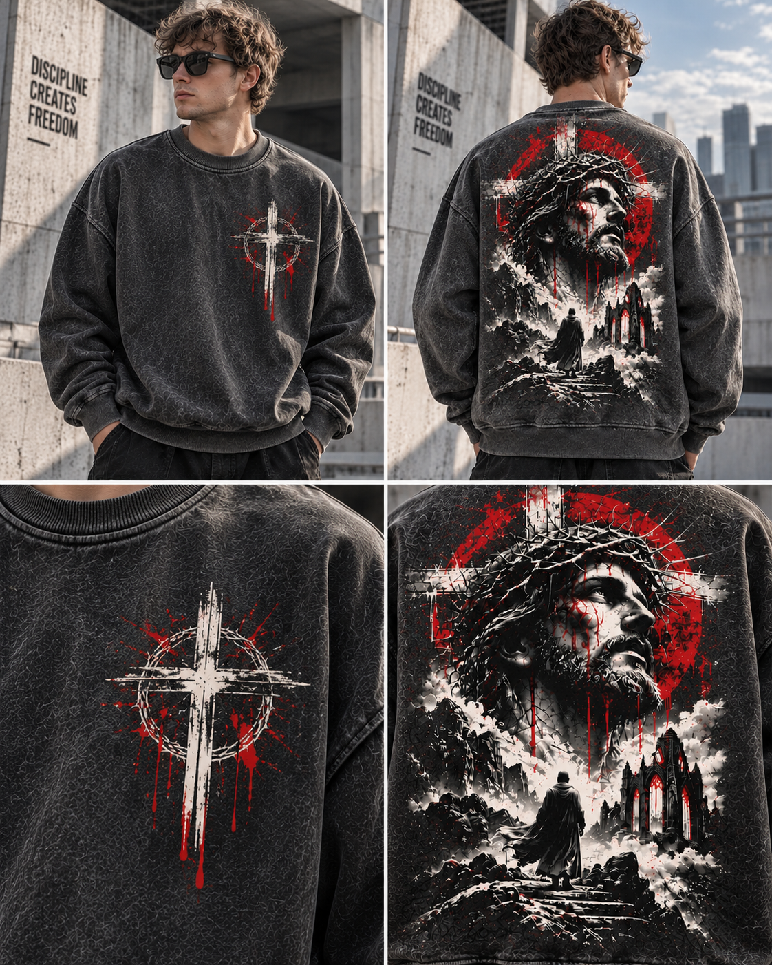 Faith & Ruins Vintage Sweatshirt