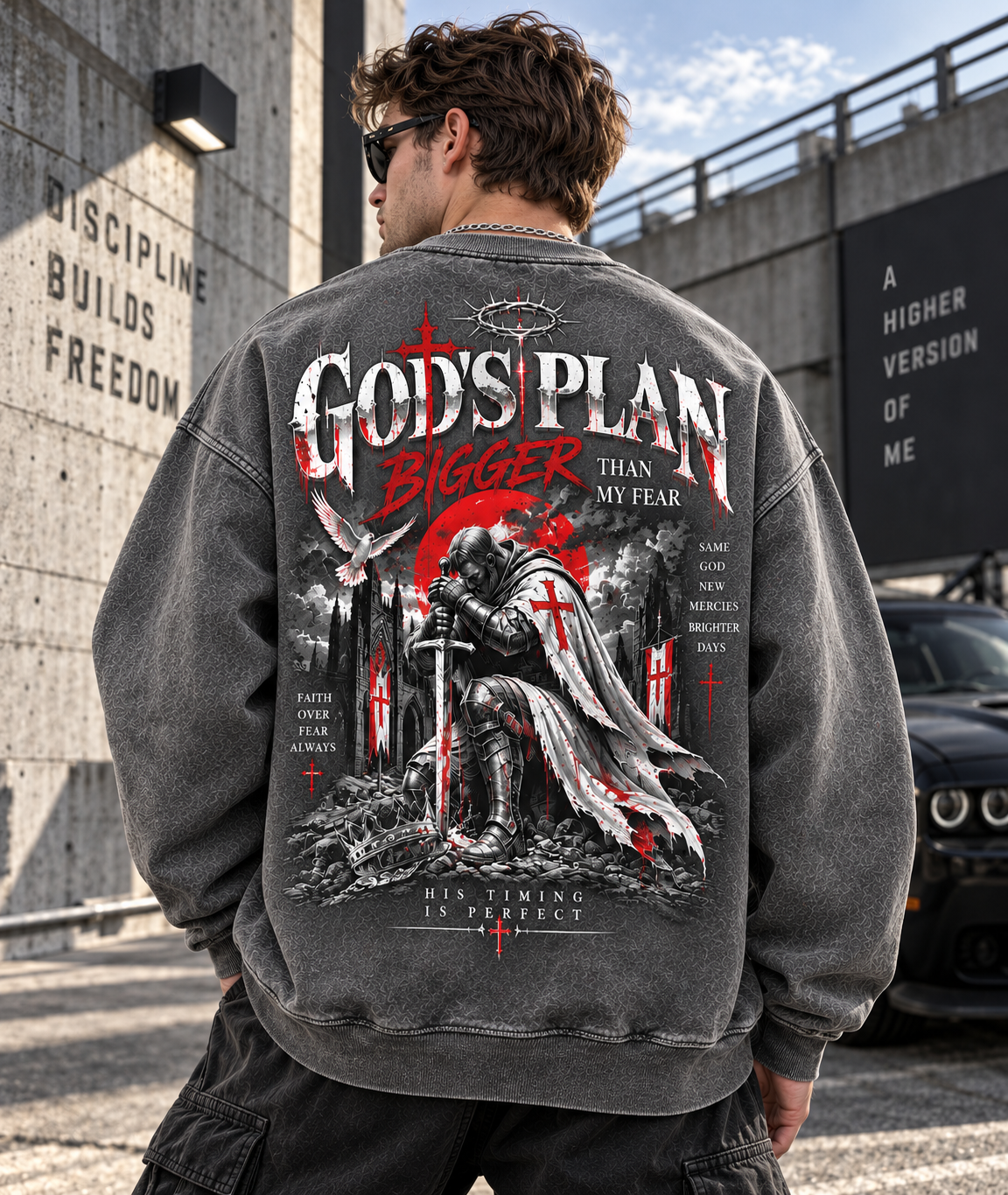God’s Plan Vintage Faith Sweatshirt