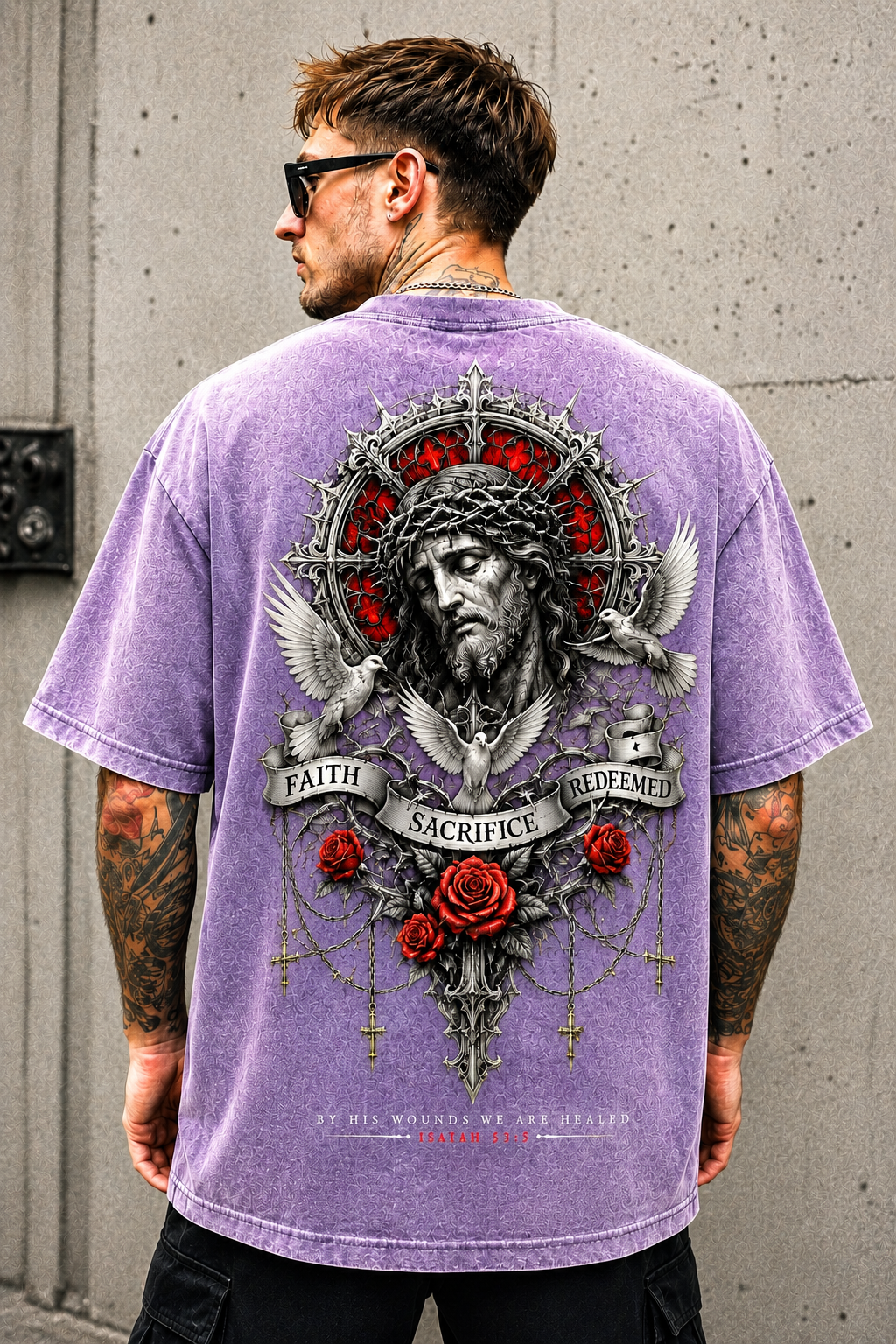 Faith Sacrifice Redeemed Vintage T-Shirt