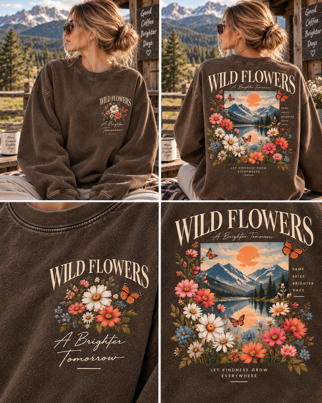 Wild Flowers – A Brighter Tomorrow Sweatshirt