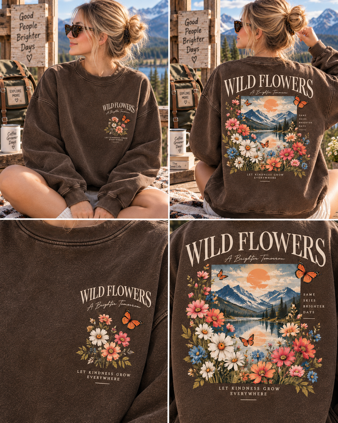 Wild Flowers – A Brighter Tomorrow Sweatshirt 🌼