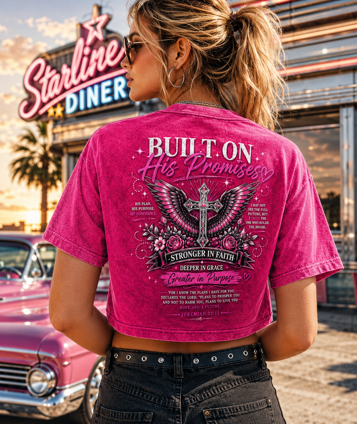 Built on His Promises – Faith Crop Top