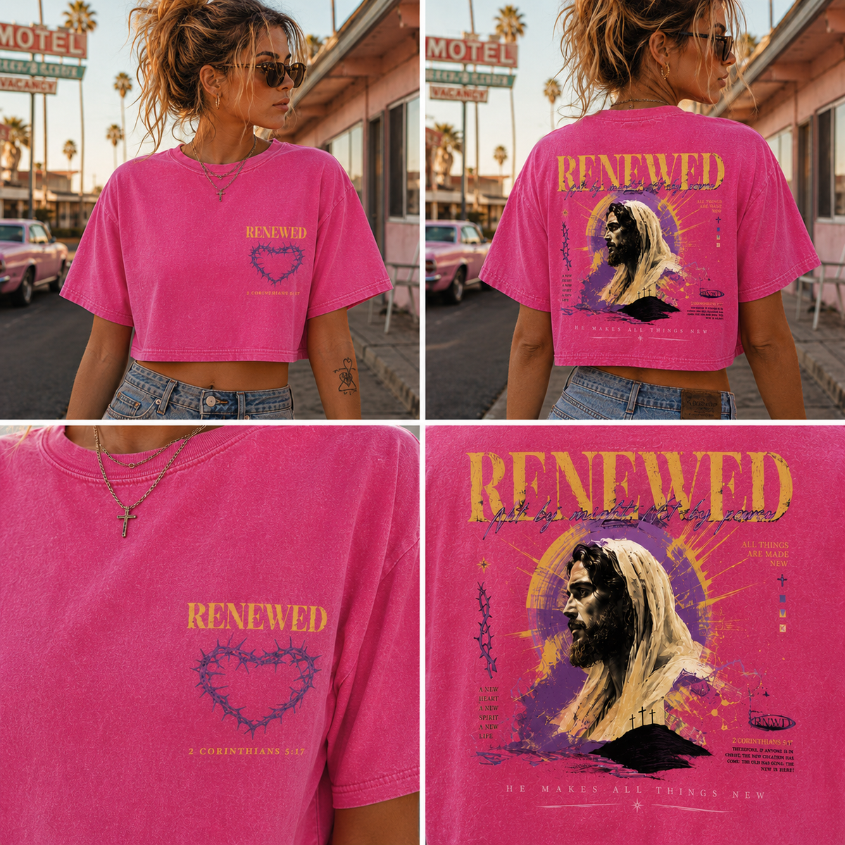 RENEWED Faith Graphic Crop Tee