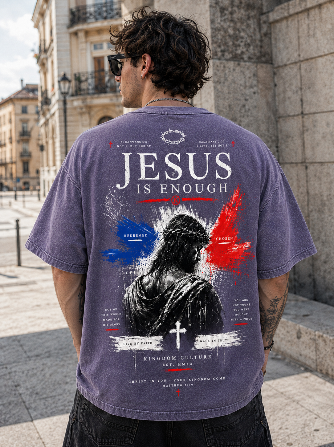 Jesus Is Enough — Vintage Christian T-Shirt