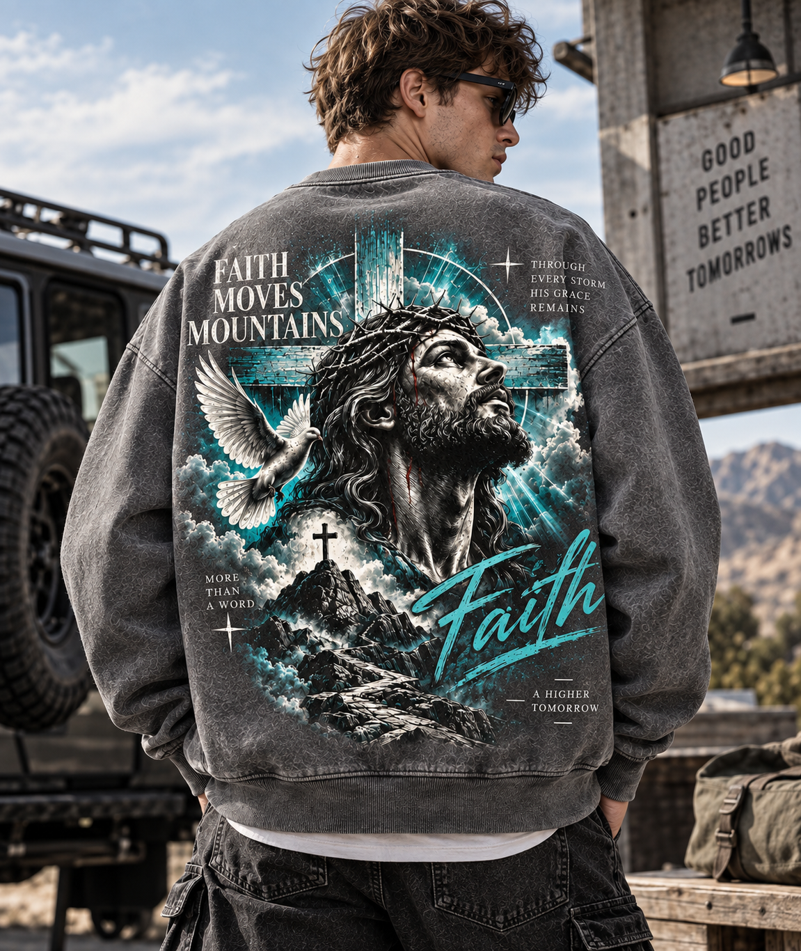 Faith Moves Mountains Sweatshirt