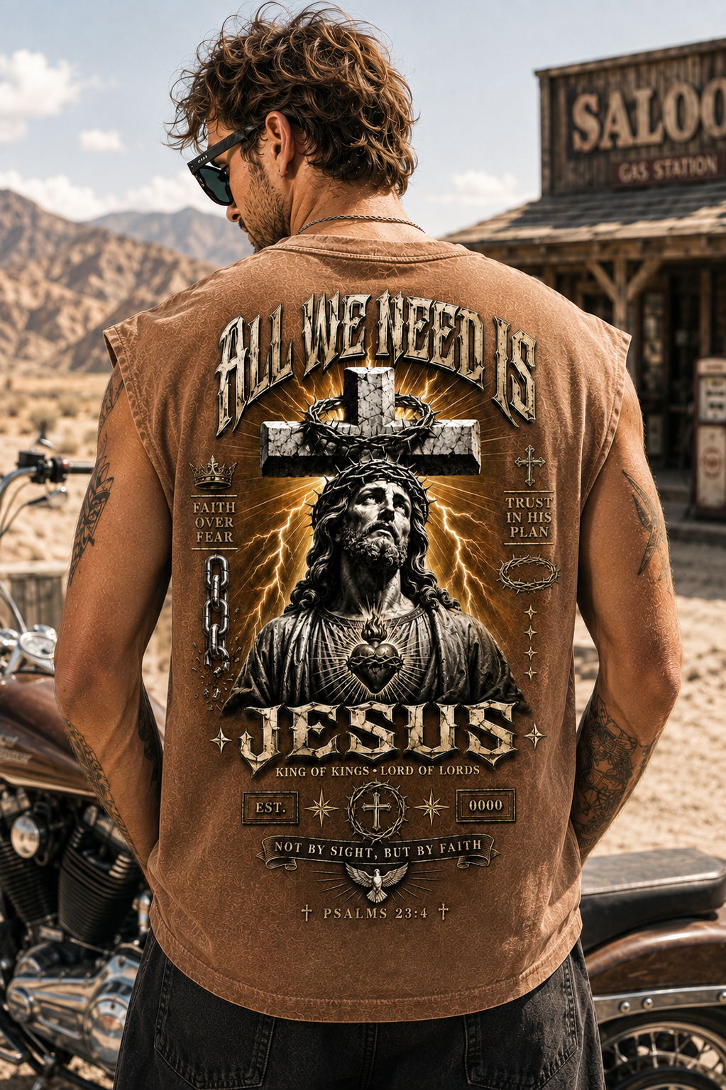 Jesus Faith Vintage Wash Tank