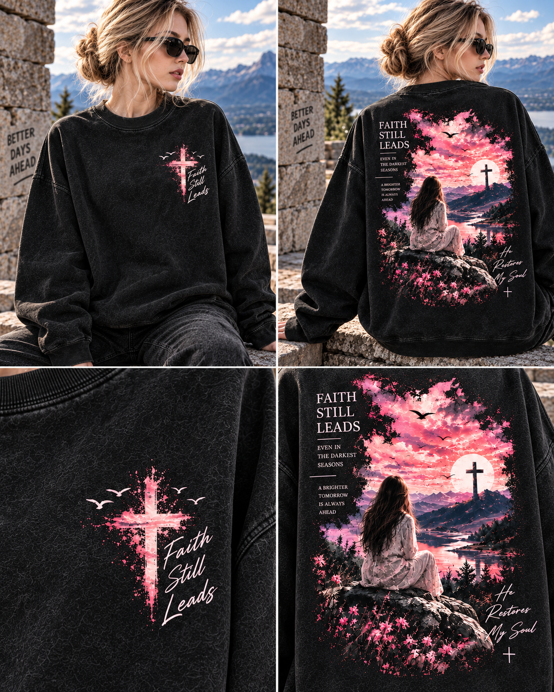 Faith Still Leads – Vintage Faith Sweatshirt