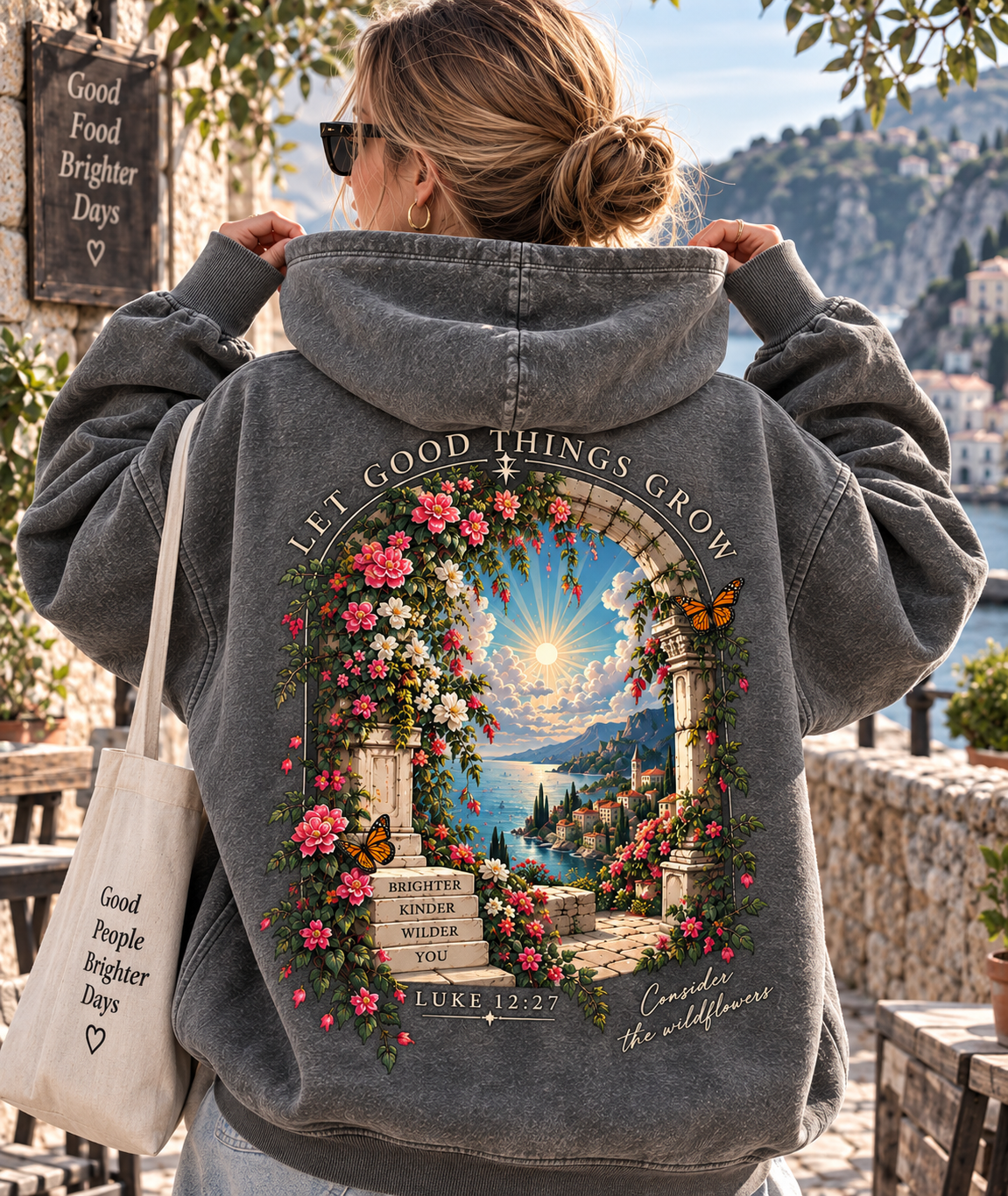 Vintage Wildflower Hoodie – Let Good Things Grow