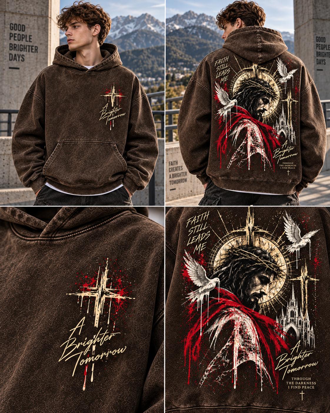 Faith Still Leads Me – A Brighter Tomorrow Hoodie