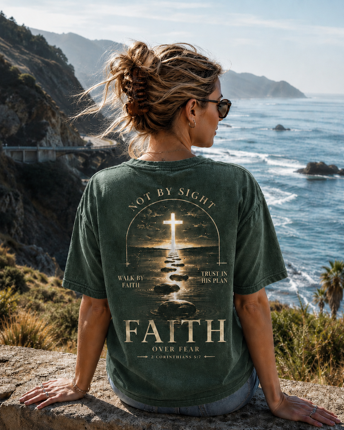 Faith Over Fear Vintage Tee