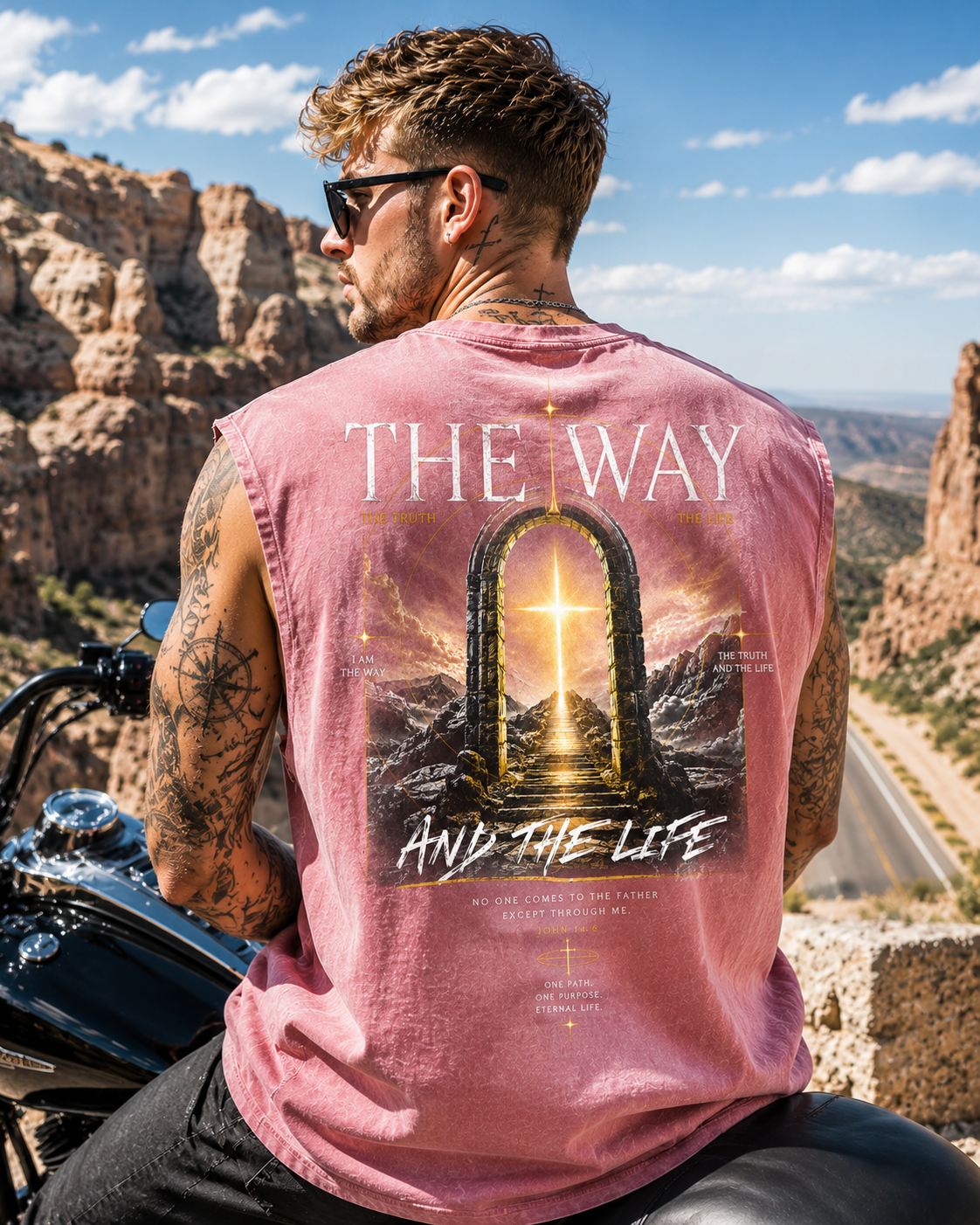The Way – Vintage Faith Wash Tee