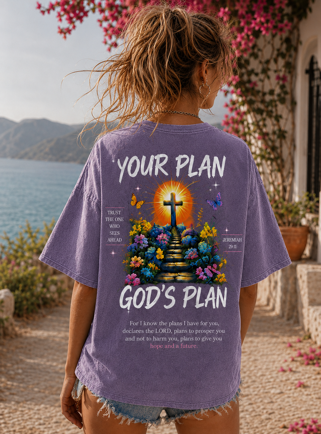 Your Plan God’s Plan Vintage Christian Graphic Tee