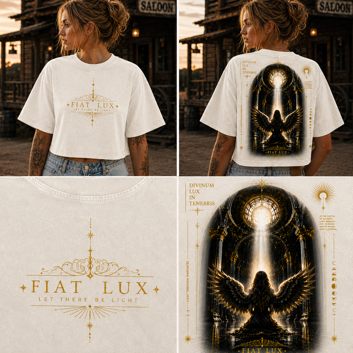 Fiat Lux – Angel of Light Tee