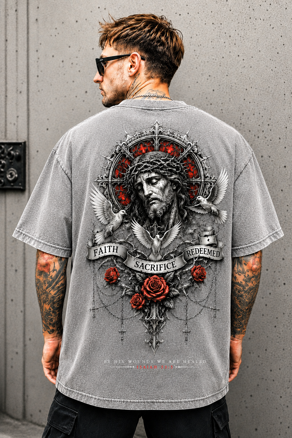 Faith Sacrifice Redeemed Vintage T-Shirt