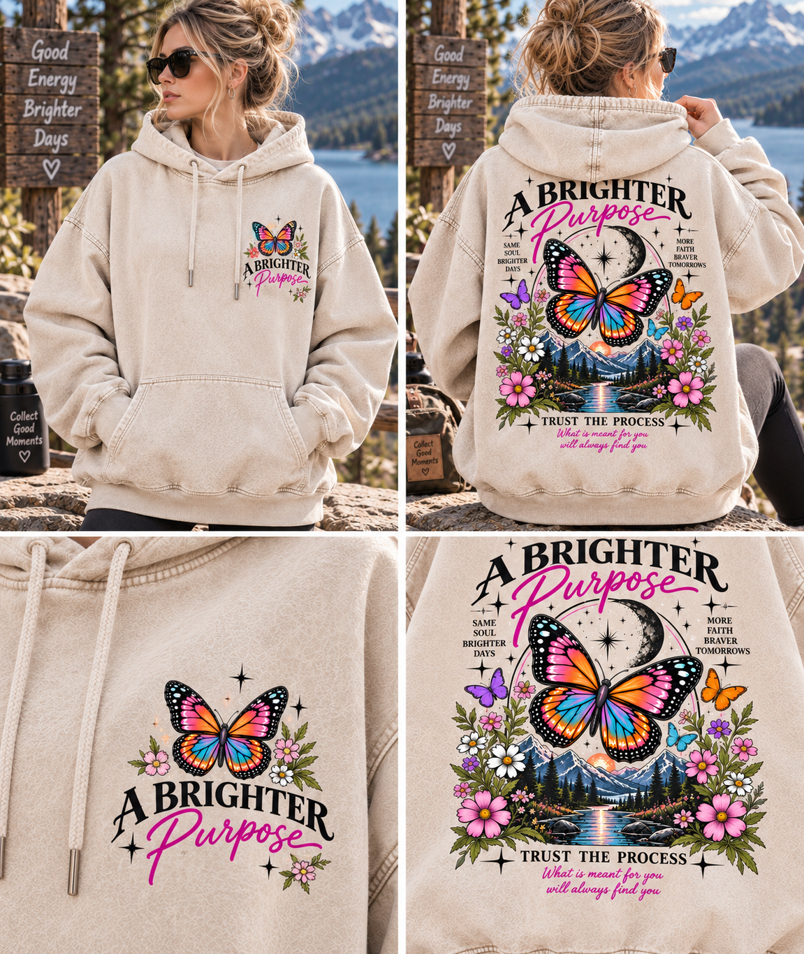 A Brighter Purpose – Vintage Wash Hoodie