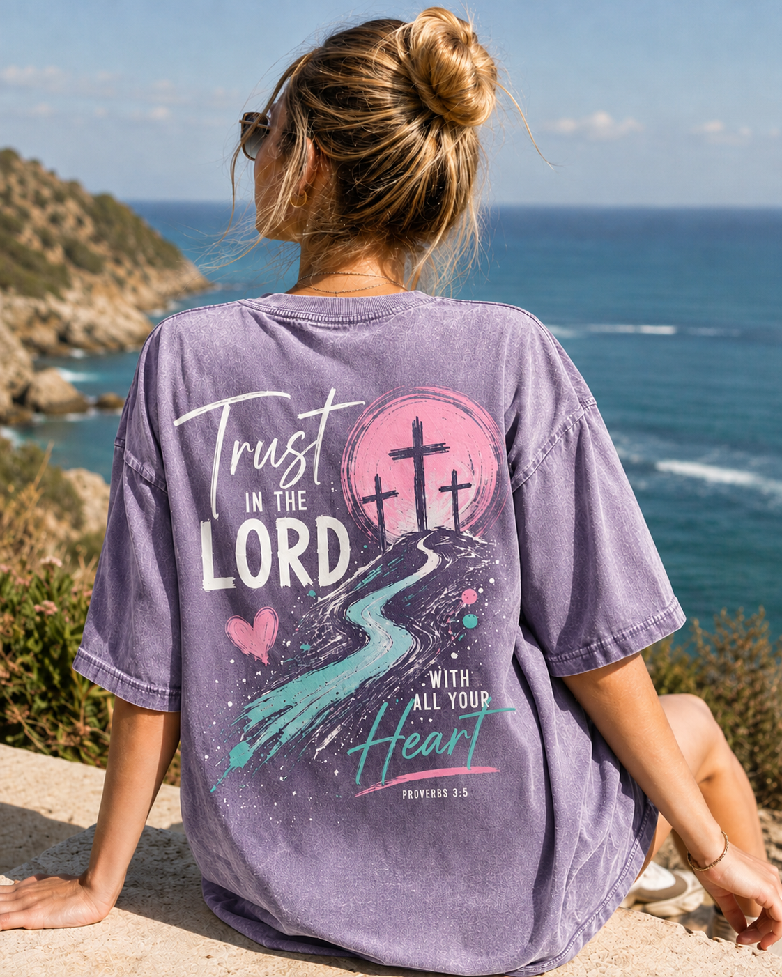 Trust in the Lord Graphic Vintage Wash T-Shirt