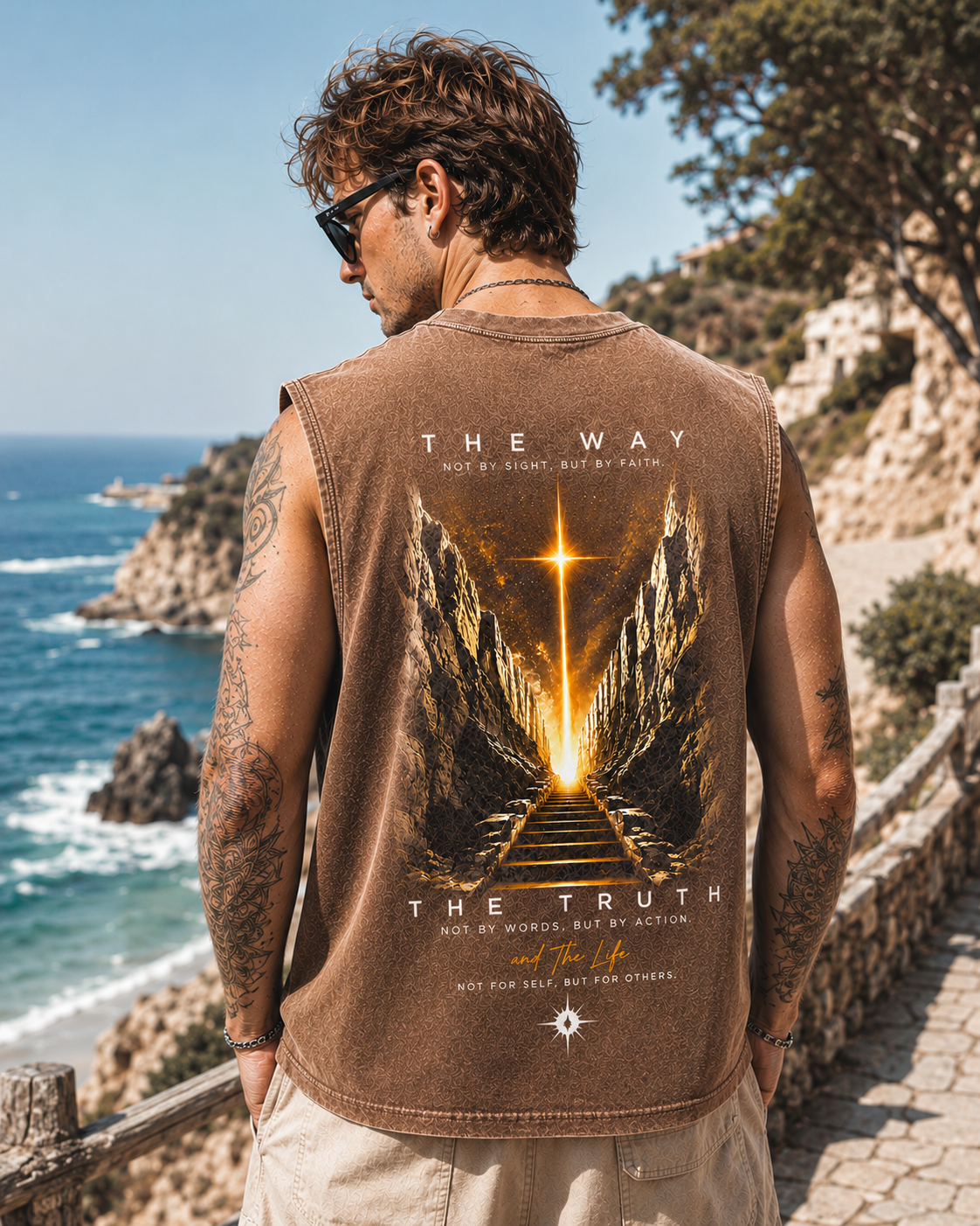Faith Over Sight Washed Tank