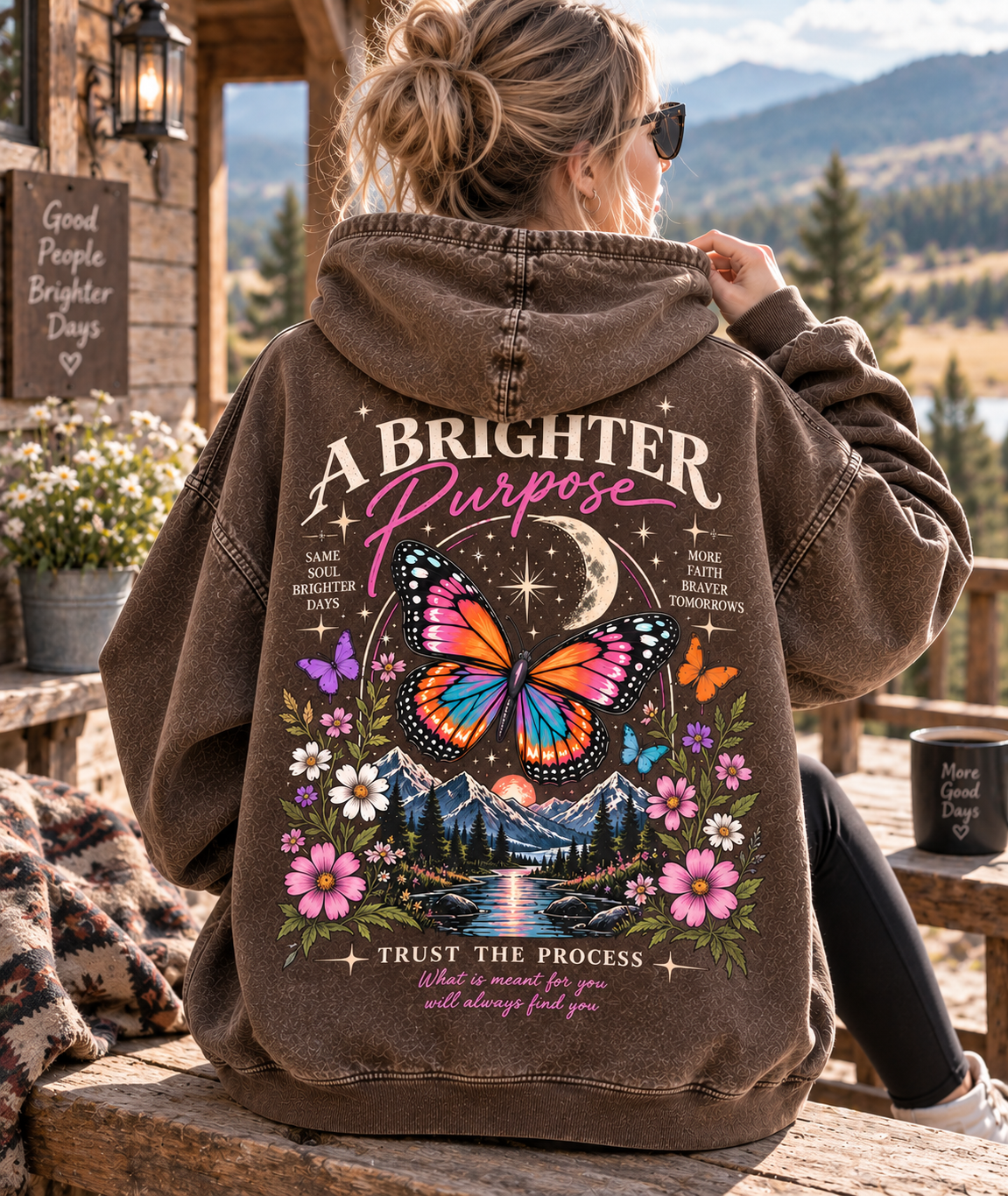 A Brighter Purpose – Vintage Wash Hoodie