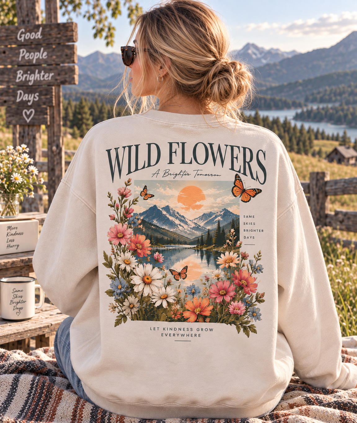 Wild Flowers – A Brighter Tomorrow Sweatshirt