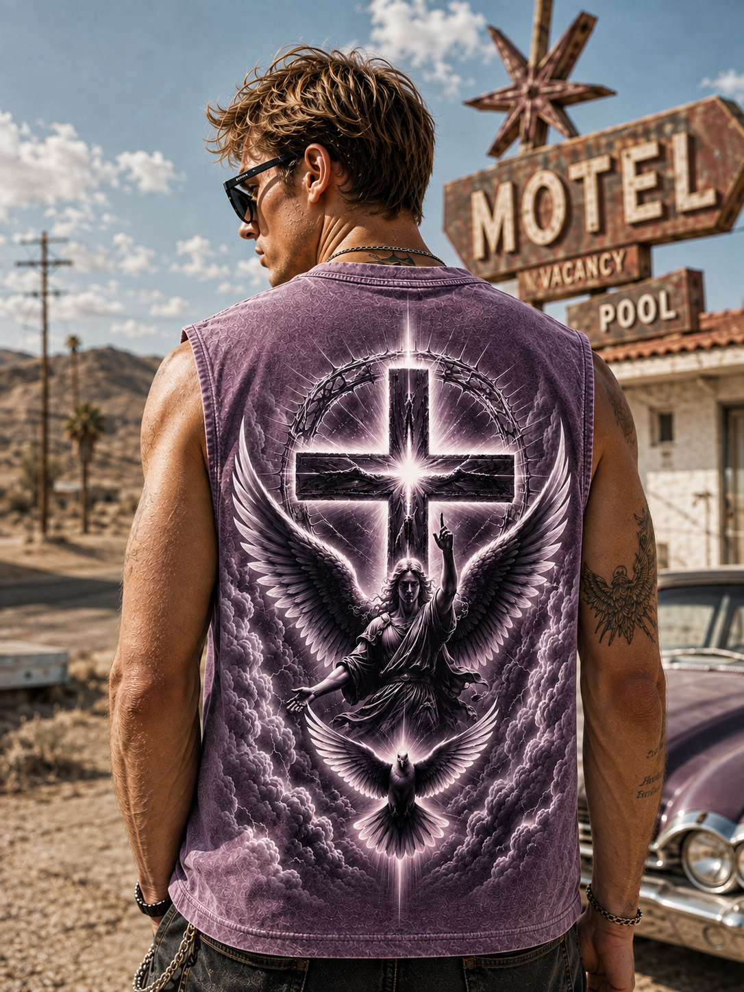Jesus Angel Vintage Wash Tee