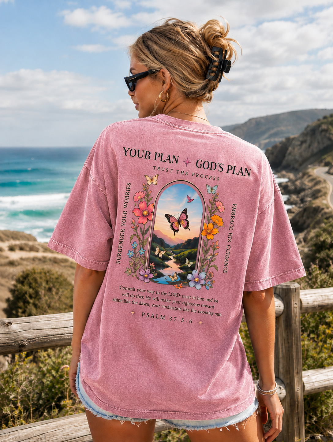 Women’s Trust The Process Vintage Graphic Tee