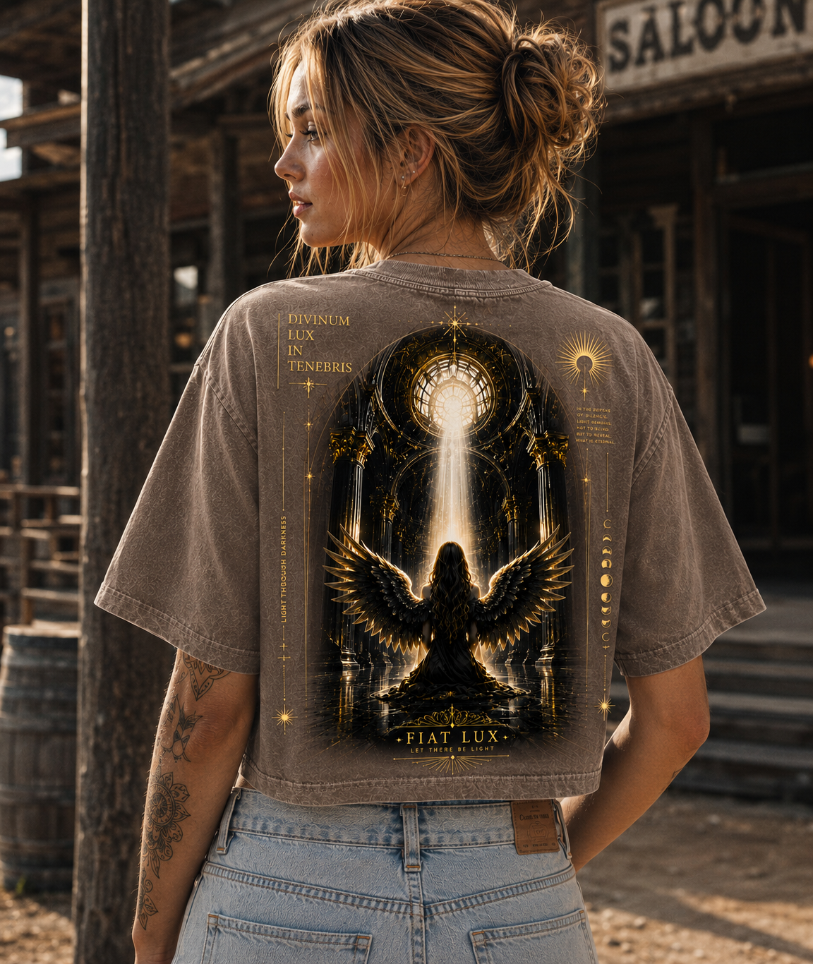 Fiat Lux – Angel of Light Tee