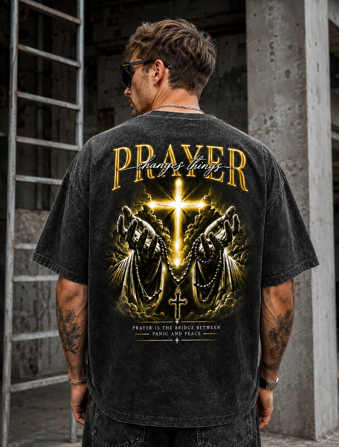 Prayer Changes Things — Vintage Washed Tee