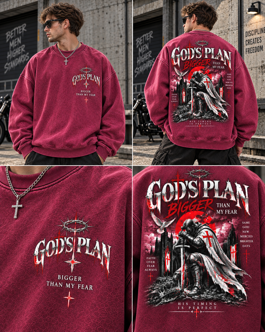 God’s Plan Vintage Faith Sweatshirt