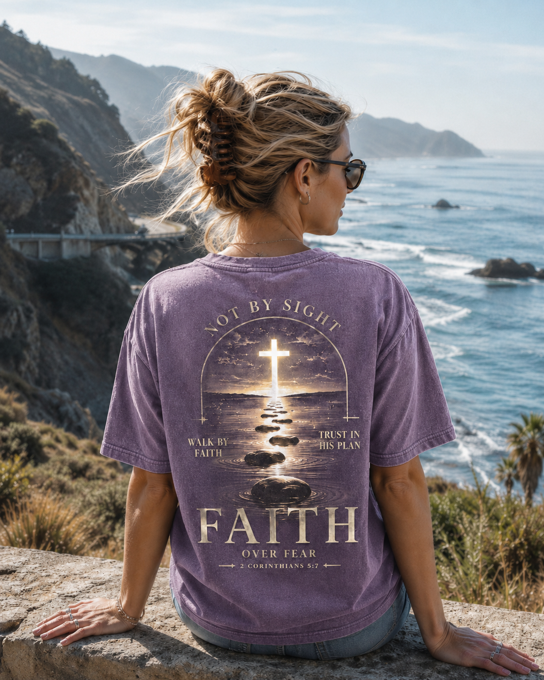 Faith Over Fear Vintage Tee
