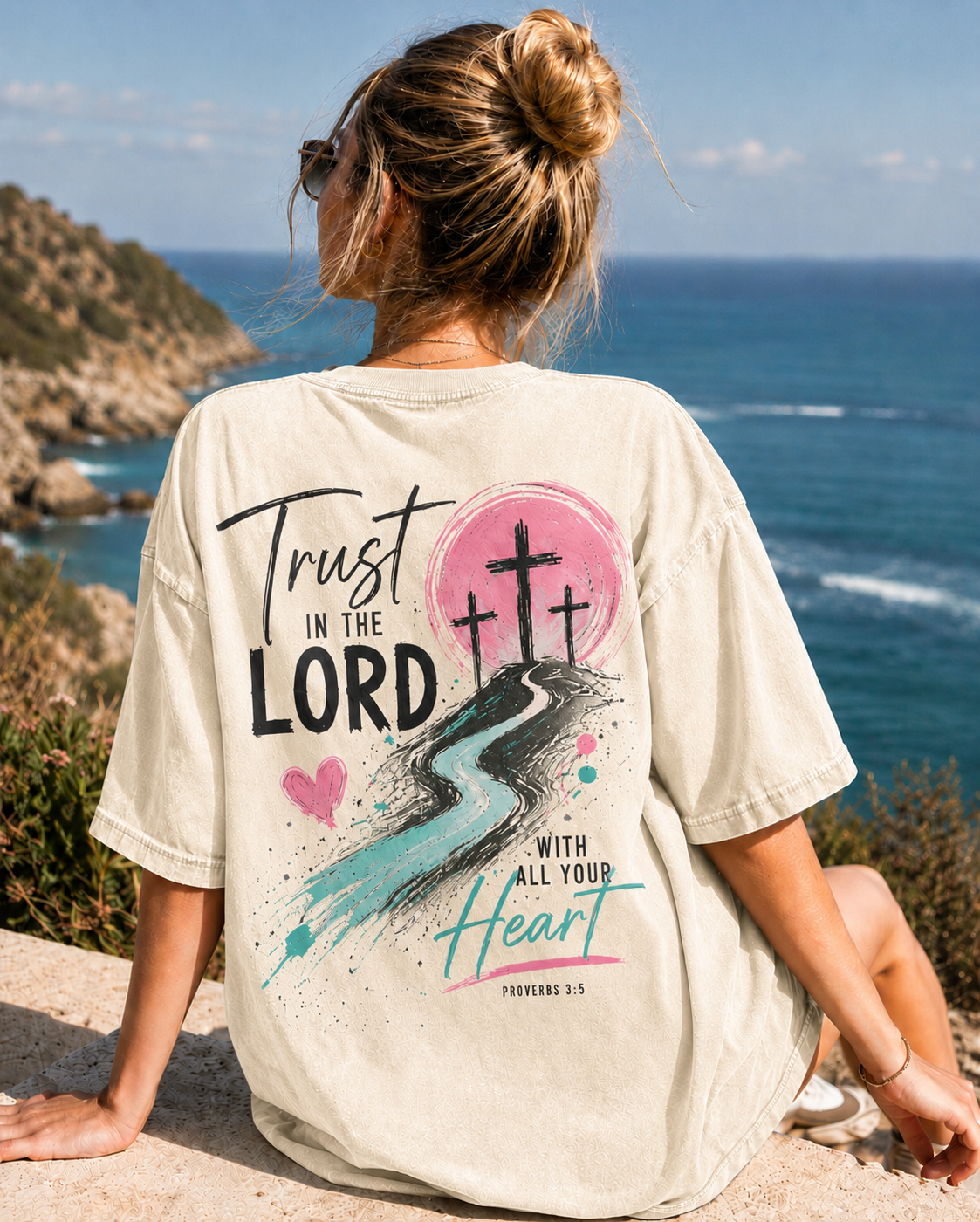 Trust in the Lord Graphic Vintage Wash T-Shirt