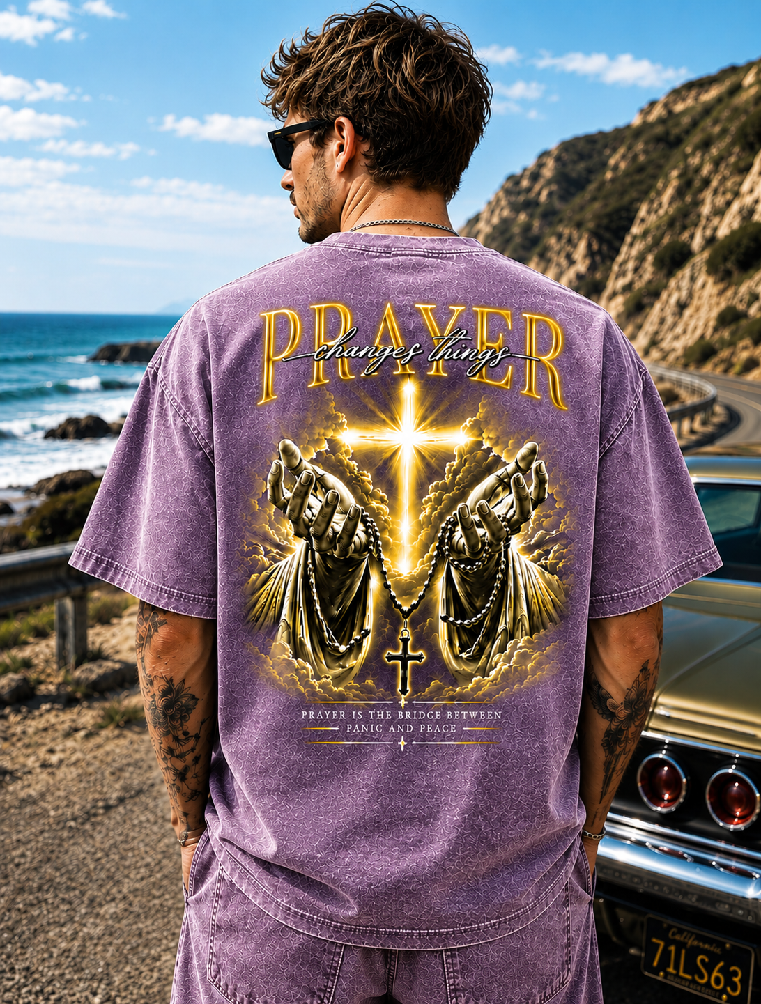 Prayer Changes Things — Vintage Washed Tee