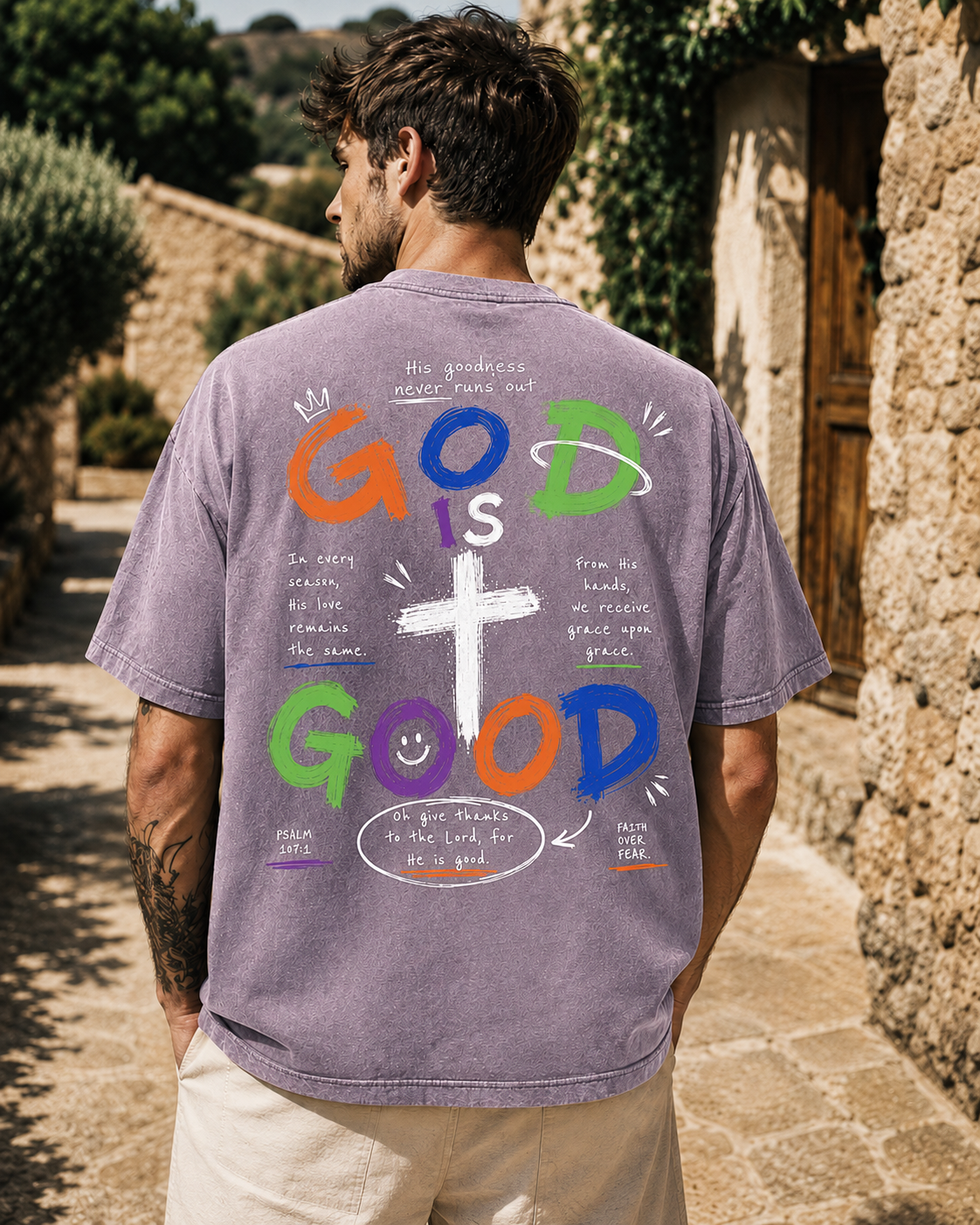 God Is Good Vintage Graphic T-Shirt