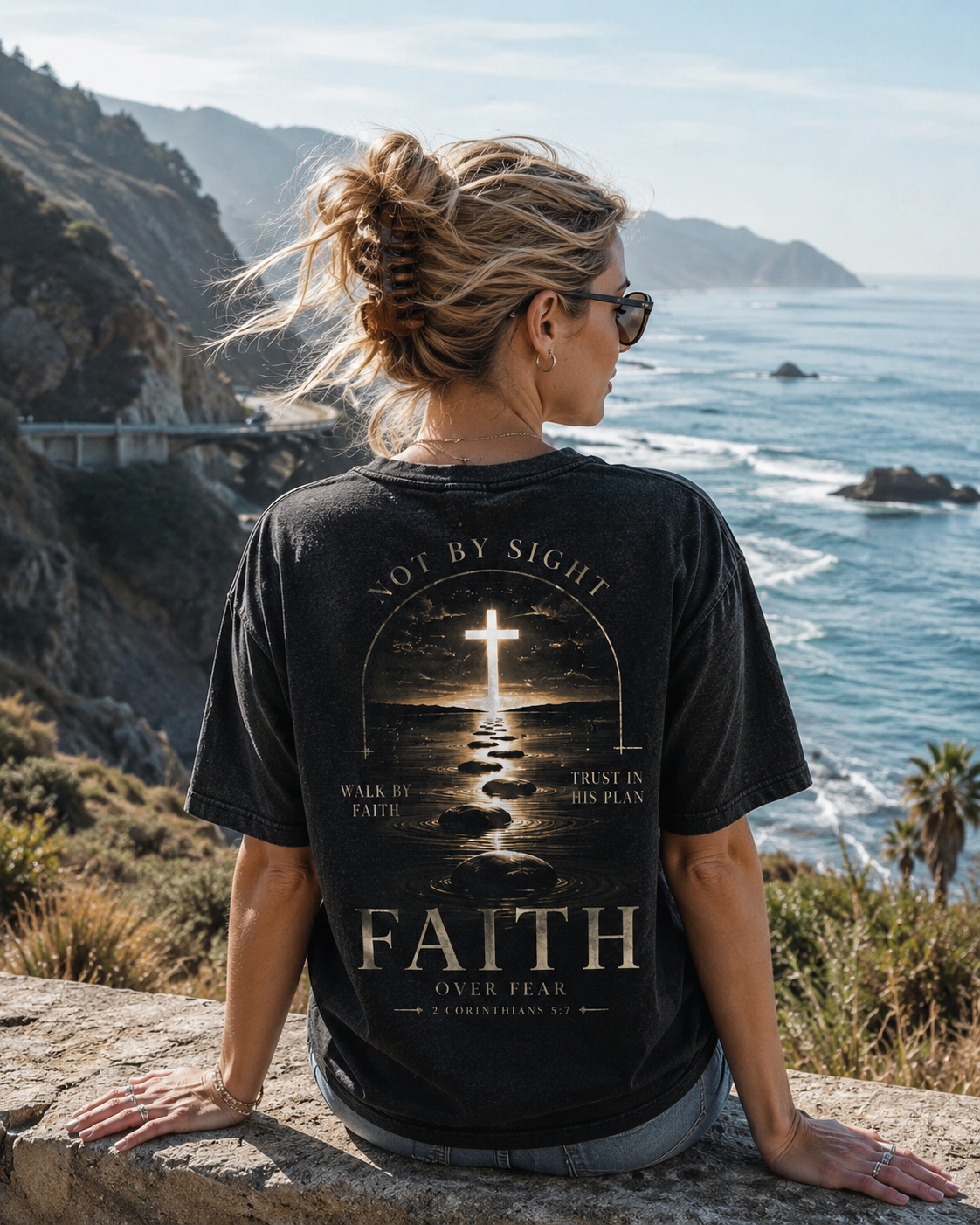 Faith Over Fear Vintage Tee