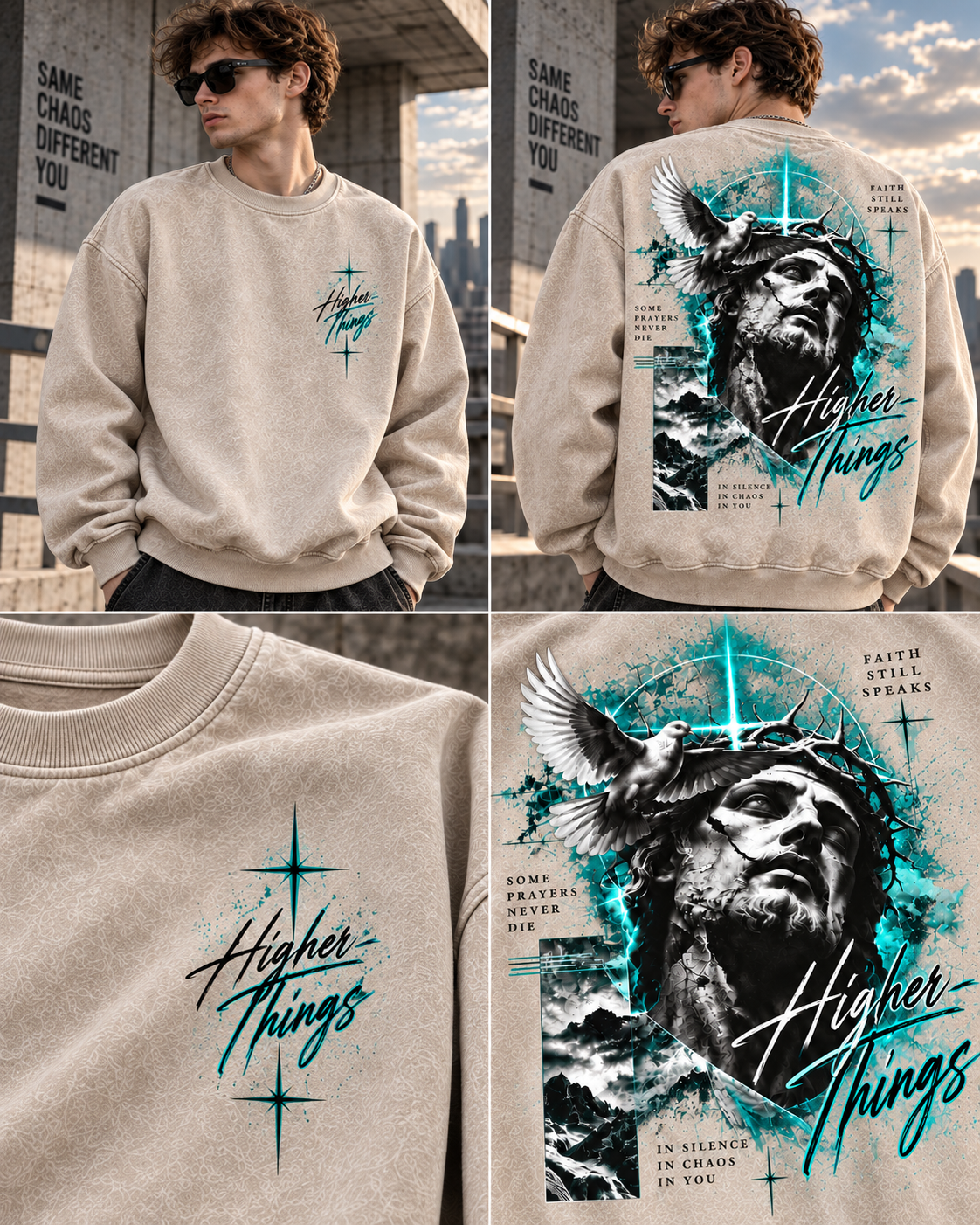 Higher Things Vintage Graphic Sweatshirt
