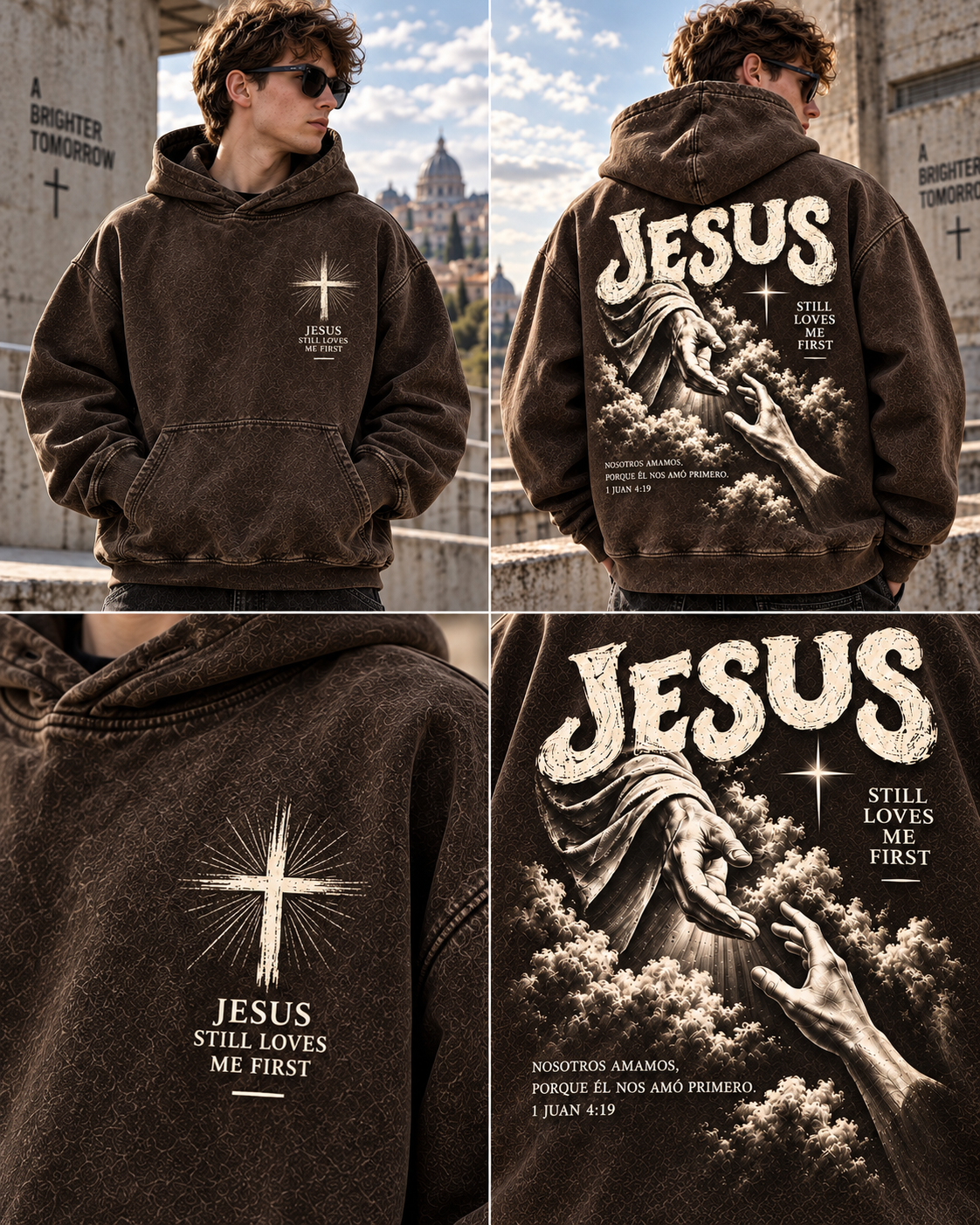 Jesus Still Loves Me First – Vintage Faith Hoodie