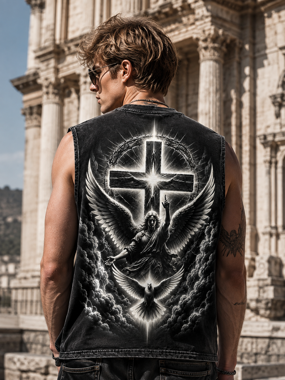 Jesus Angel Vintage Wash Tee