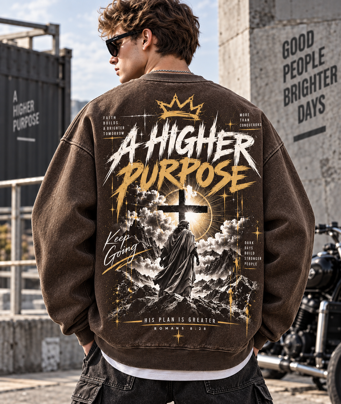 A Higher Purpose – Vintage Faith Sweatshirt