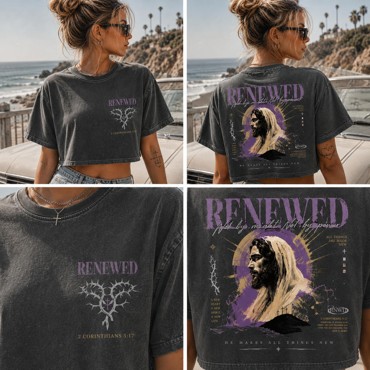 RENEWED Faith Graphic Crop Tee