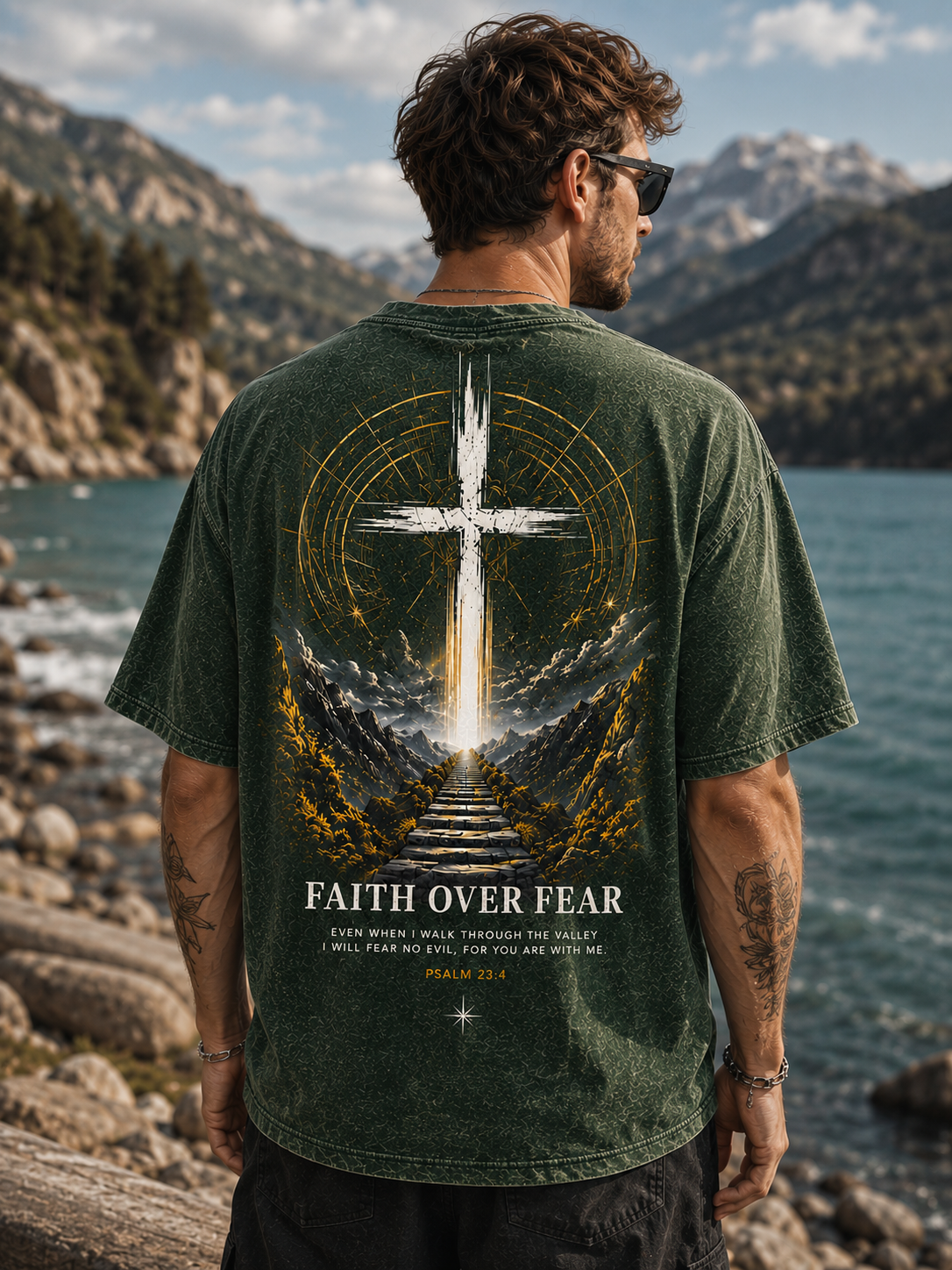 Faith Over Fear Vintage Tee