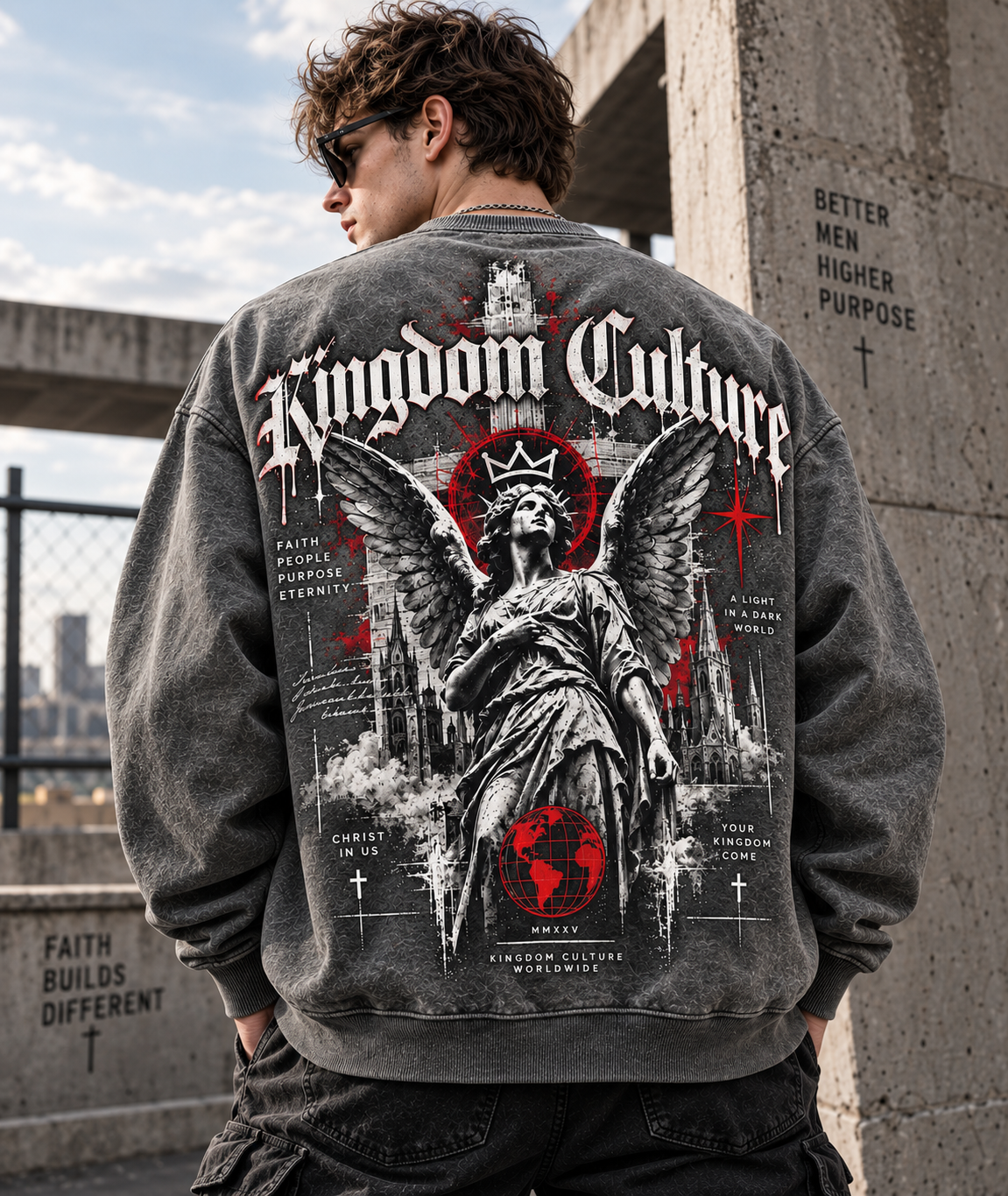 Kingdom Culture Vintage Wash Sweatshirt