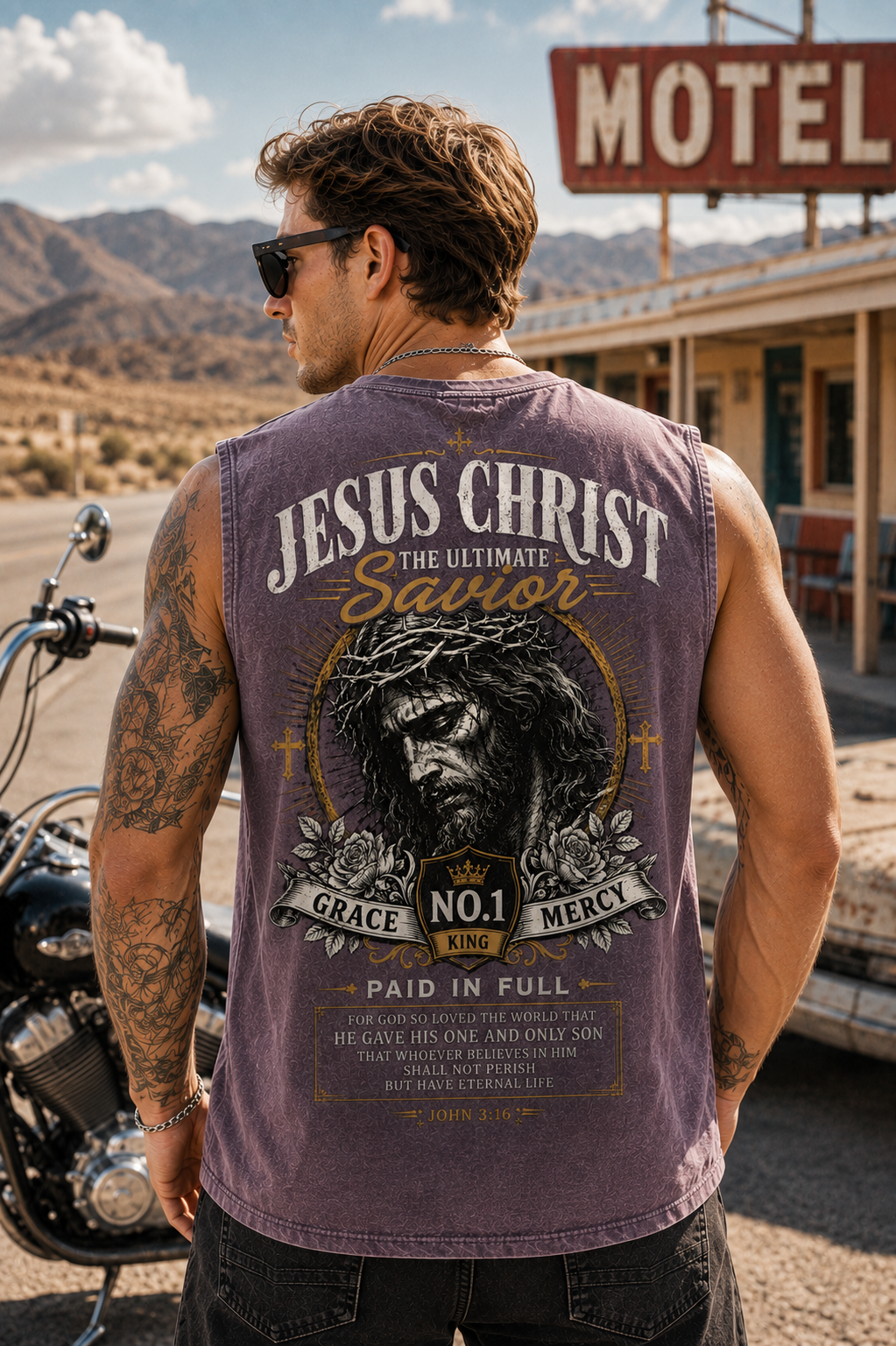 Jesus Christ Savior – Vintage Washed Tank Top