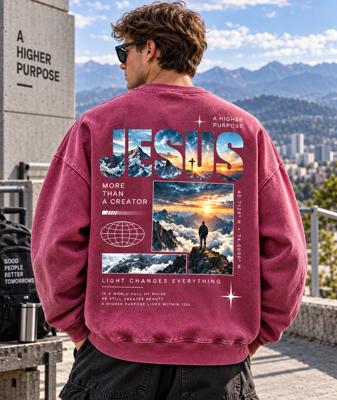 JESUS Higher Purpose Vintage Sweatshirt