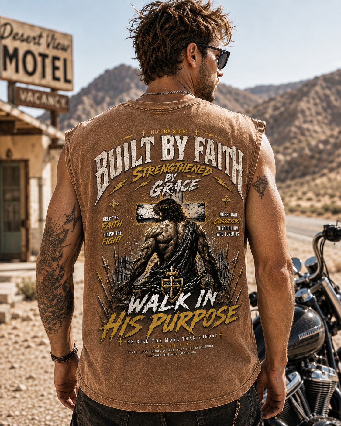 Built by Faith Washed Tank Top