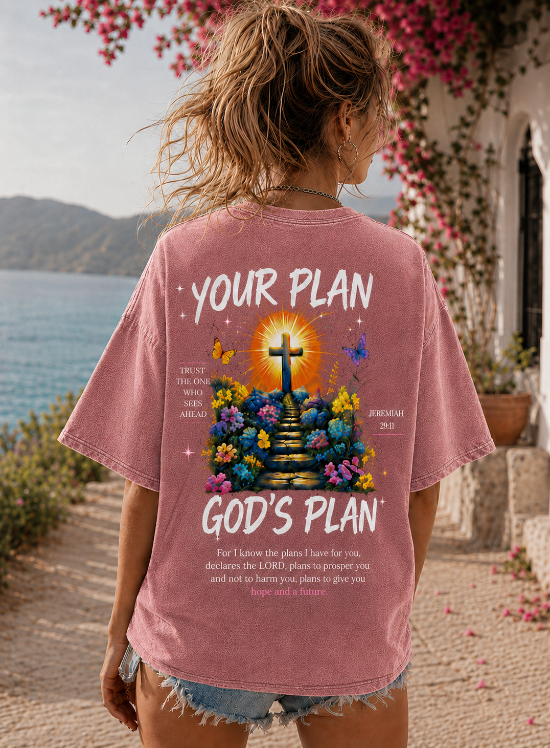 Your Plan God’s Plan Vintage Christian Graphic Tee