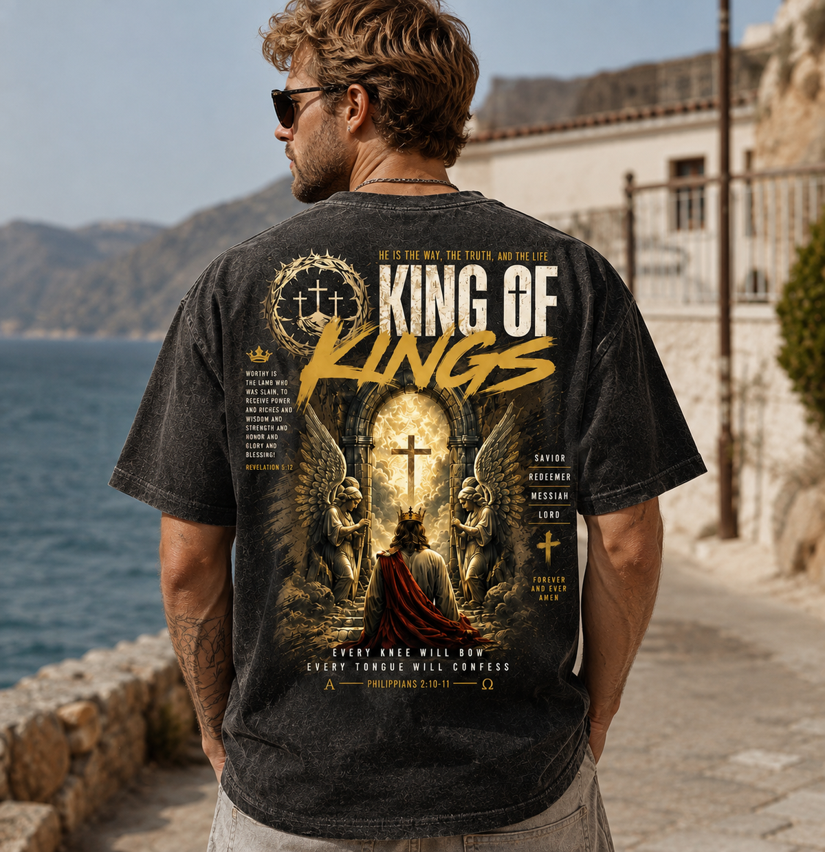King of Kings Vintage Christian Tee