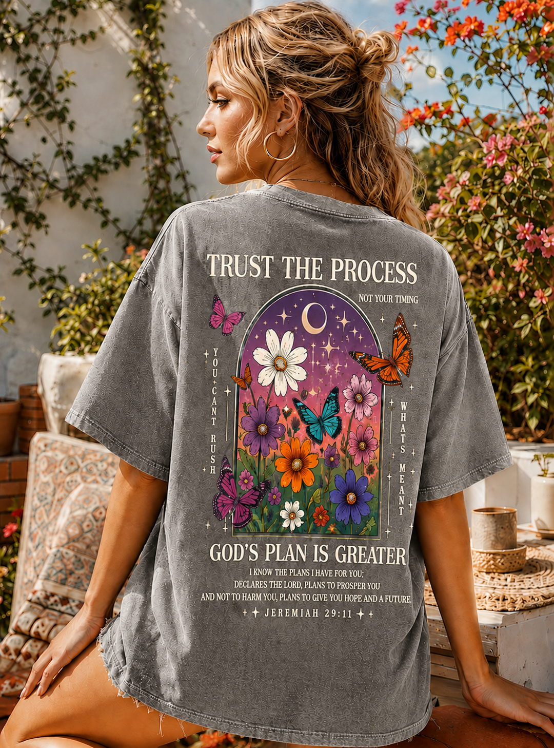 Trust The Process Vintage Graphic Tee