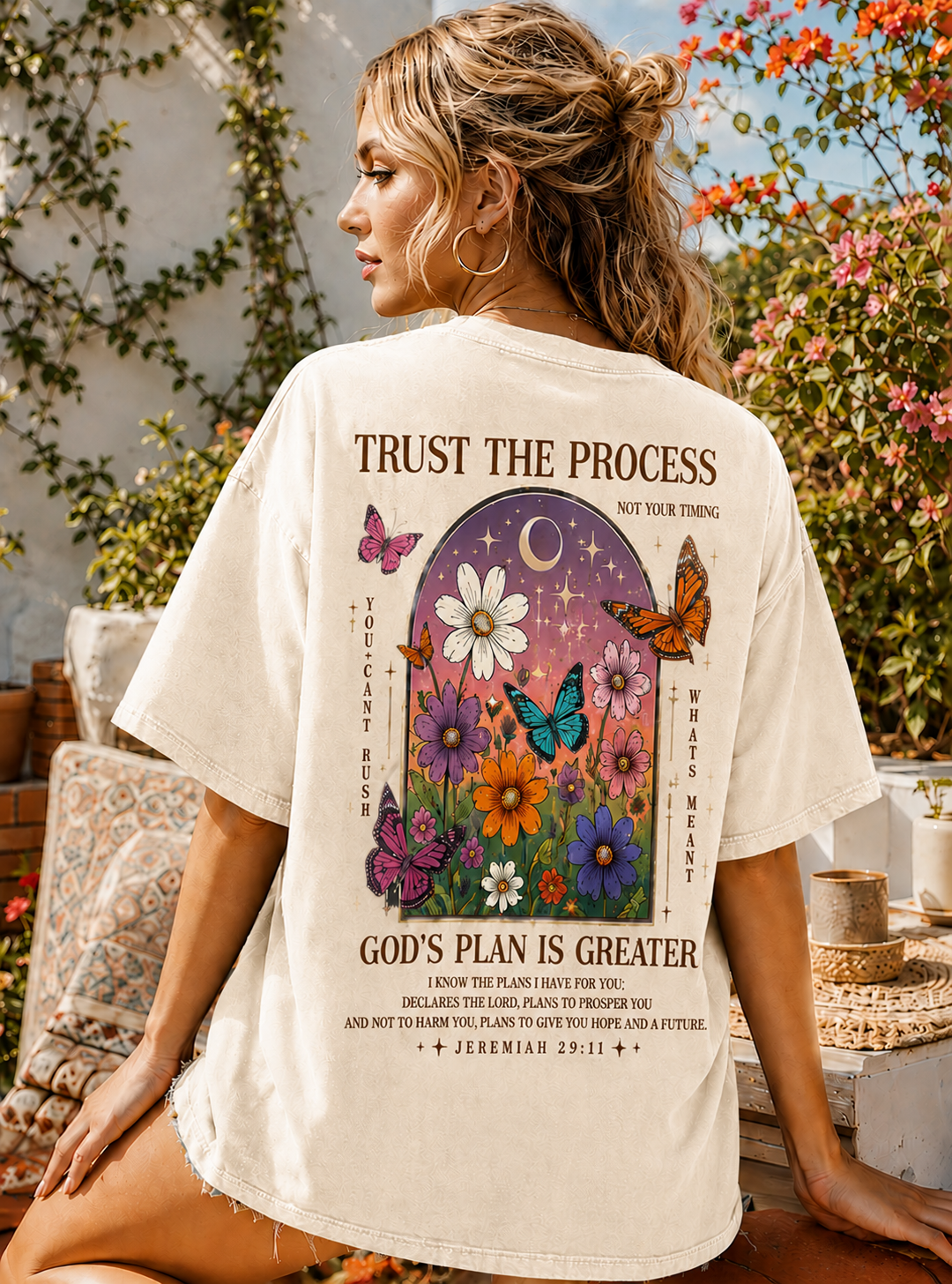Trust The Process Vintage Graphic Tee