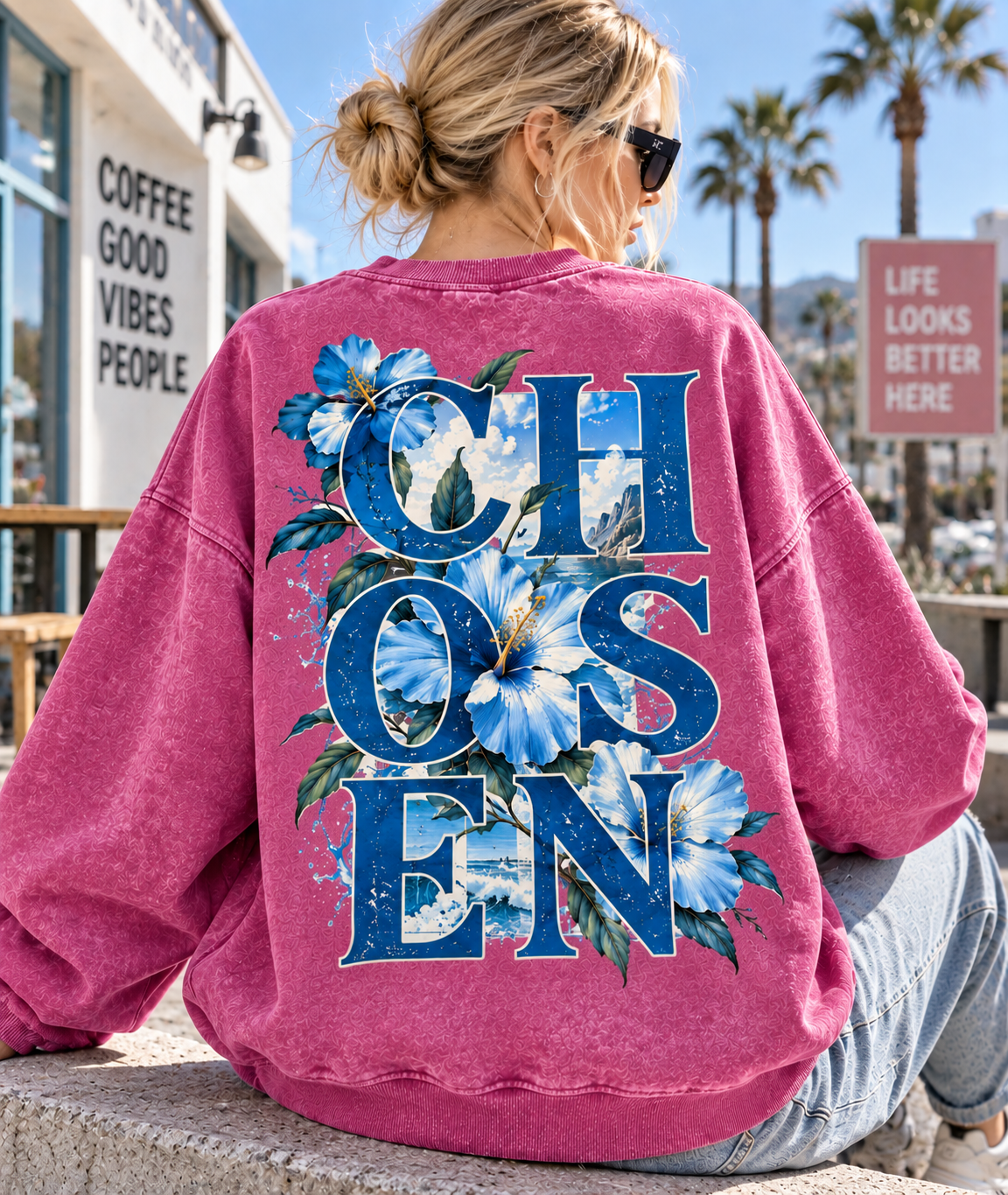 CHOSEN Floral Vintage Sweatshirt ๐บ