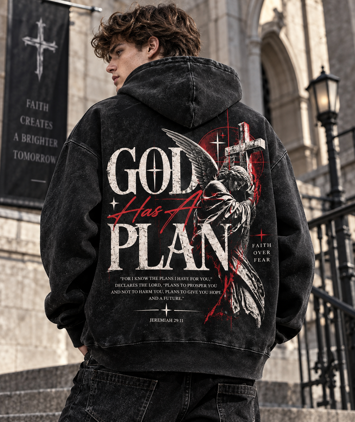 GOD Has A Plan – Faith Over Fear Hoodie