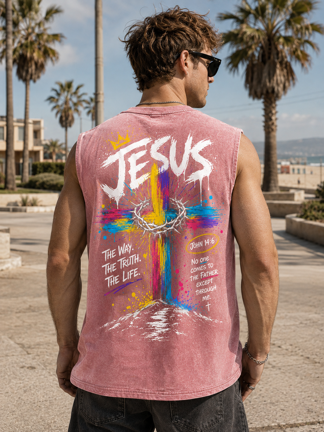 Jesus Vintage Washed Tee – Faith Streetwear